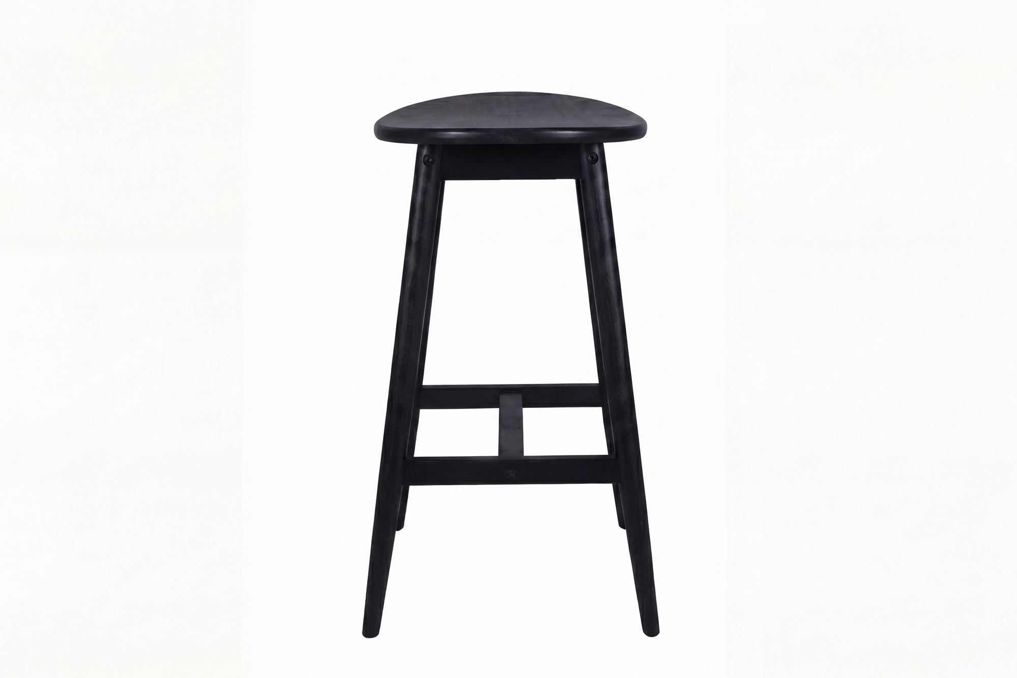 Vind Orust Bar stol - Rubberwood / Black