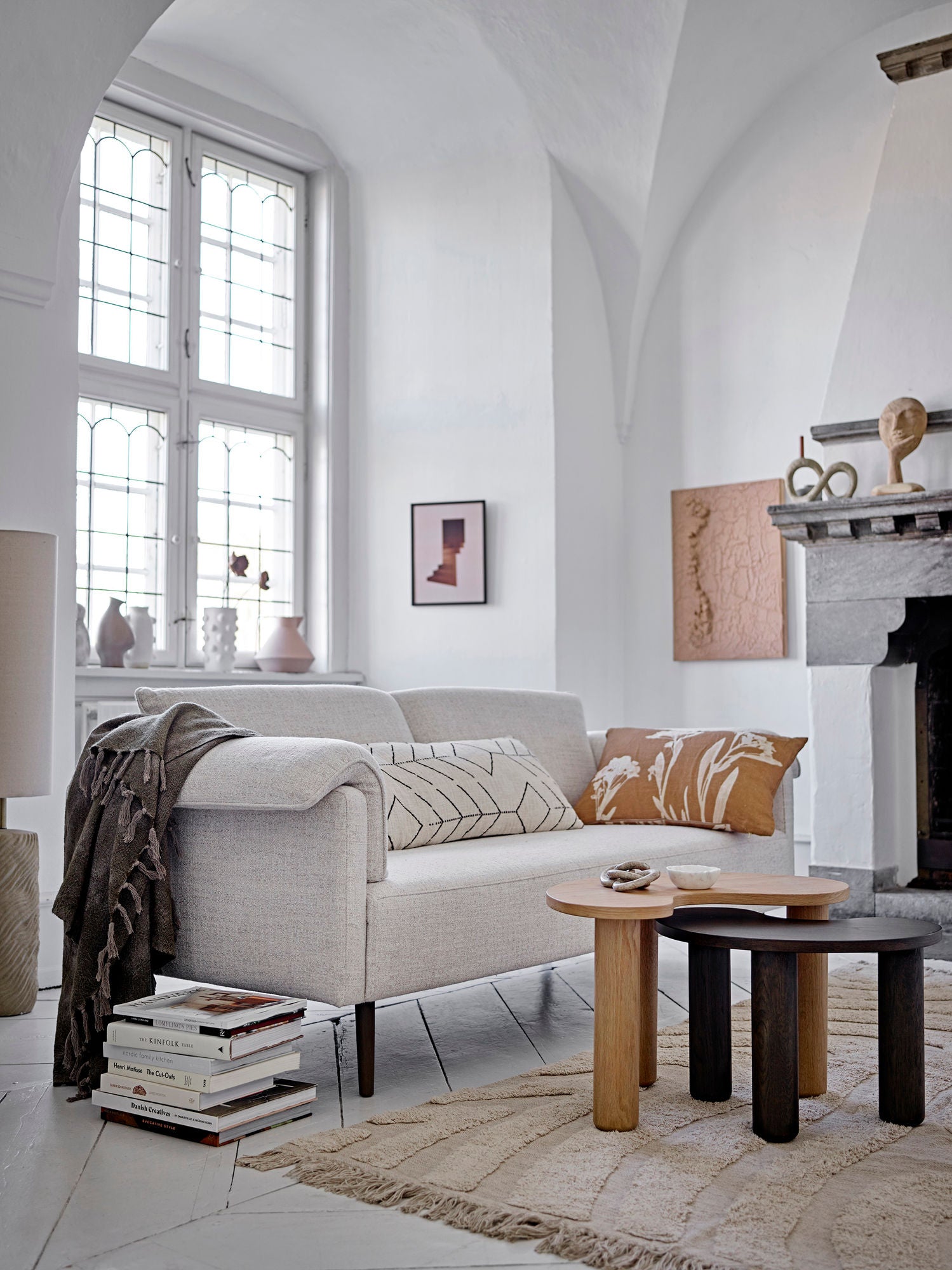 Bloomingville Luppa Sofabord, Brun, FSC®100%, Gummitræ