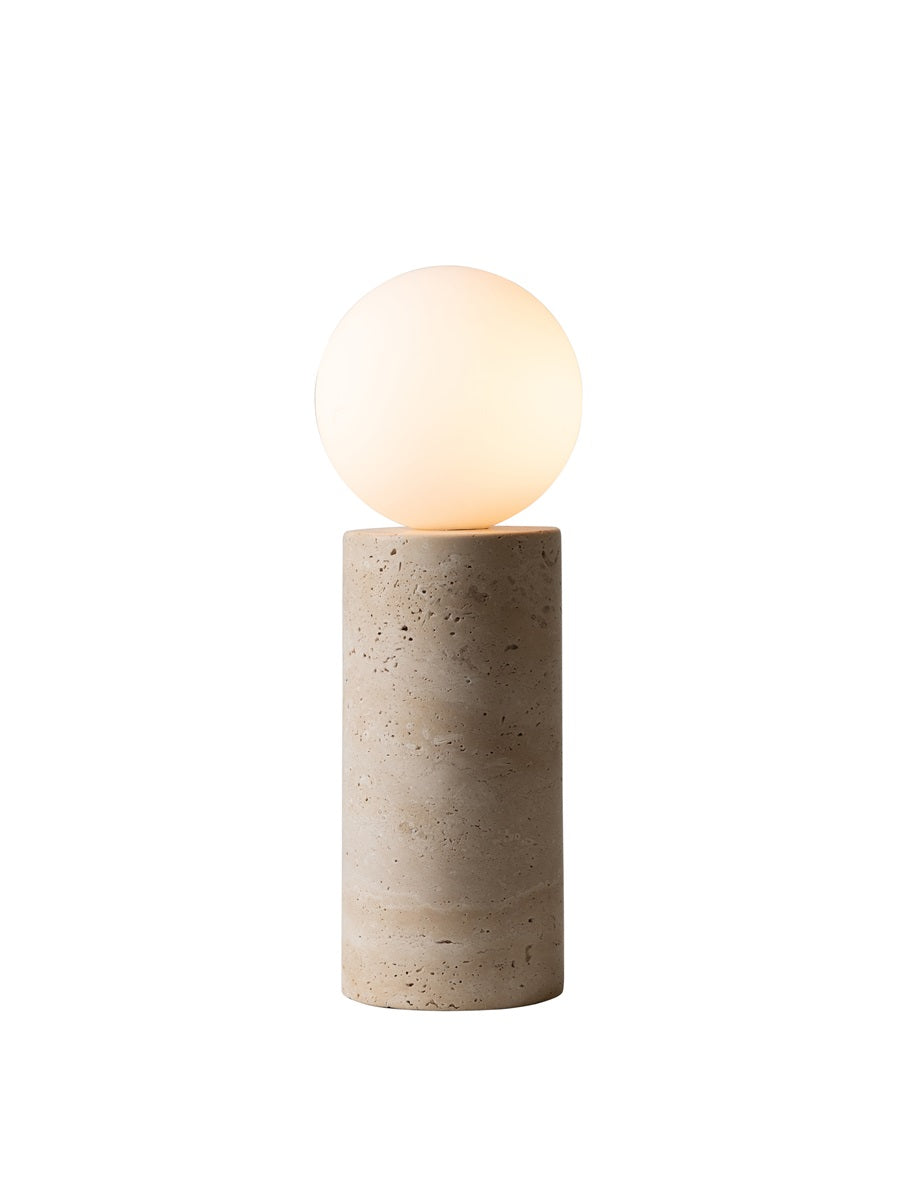 Tivoli dia.12 x h.30cm, Hvid, Bord lampe