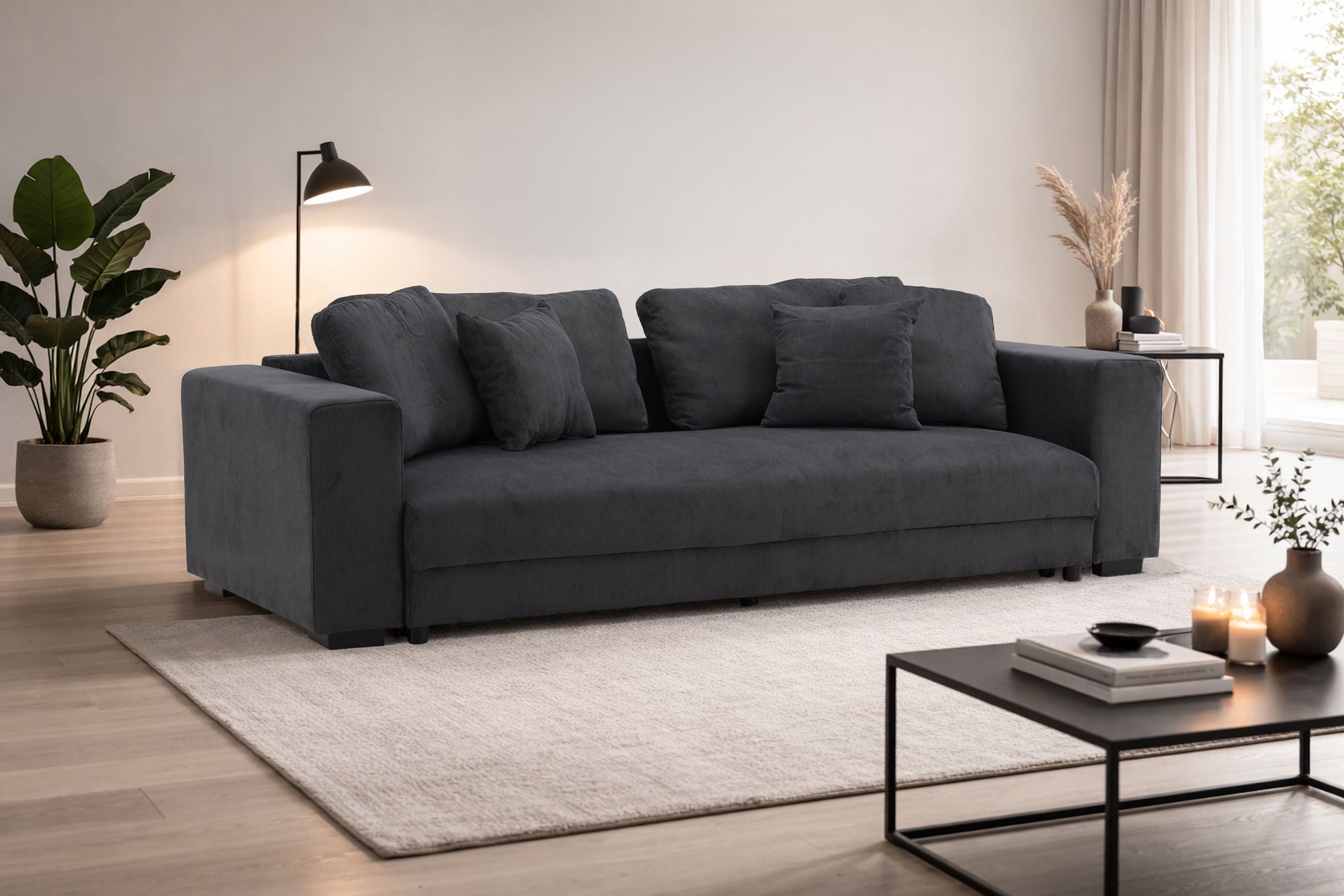 Venture Home Bellman Sofa Bed Sofa - / Grey corduroy