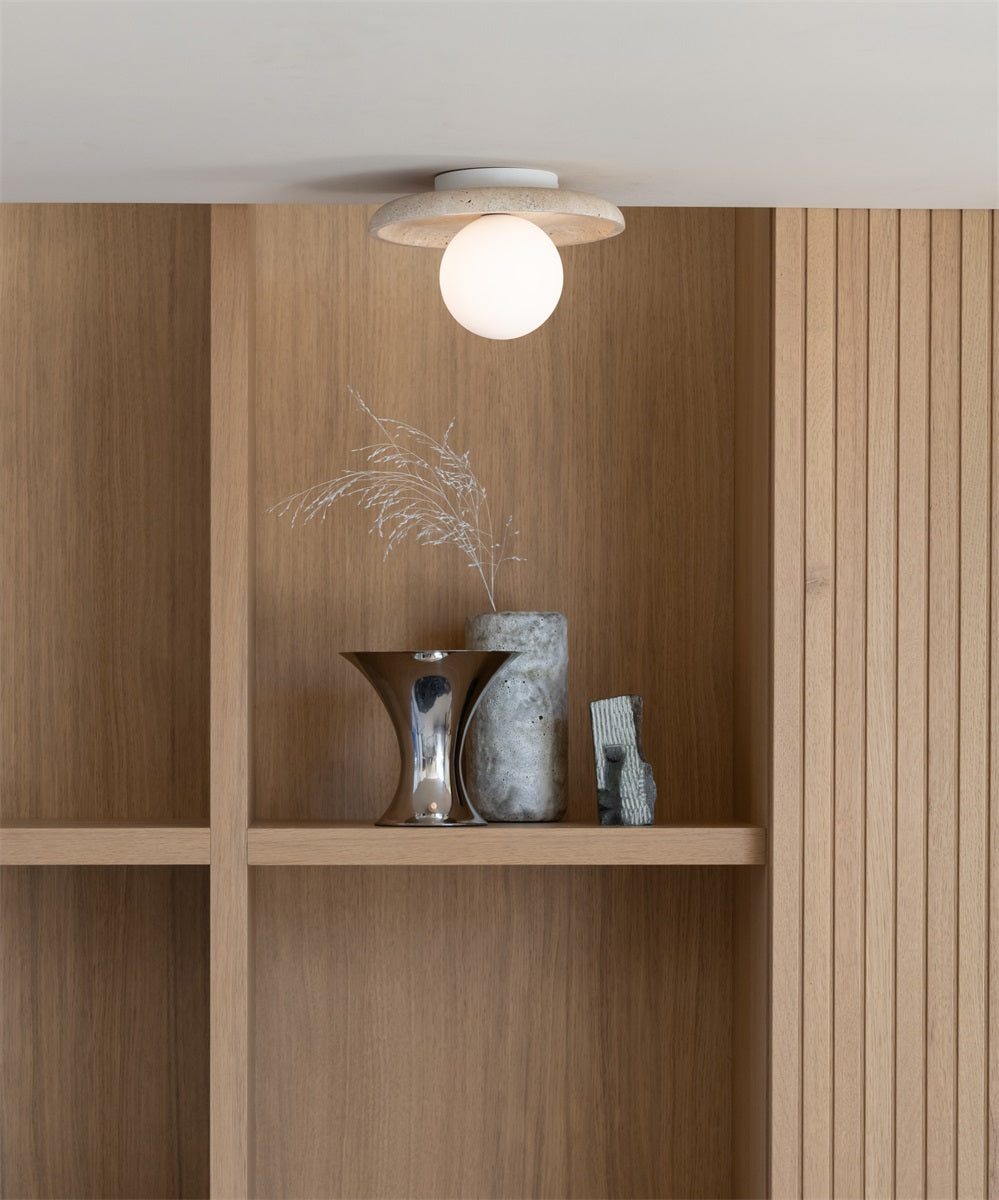 Tivoli dia.25cm disc, Hvid, loftlampe