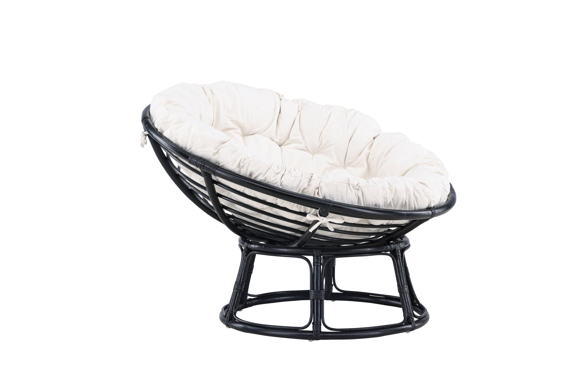 Venture Home Bonnie Loungechair - Black / Offwhite Polyester - Ersätter 7184-100