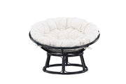 Venture Home Bonnie Loungechair - Black / Offwhite Polyester - Ersätter 7184-100