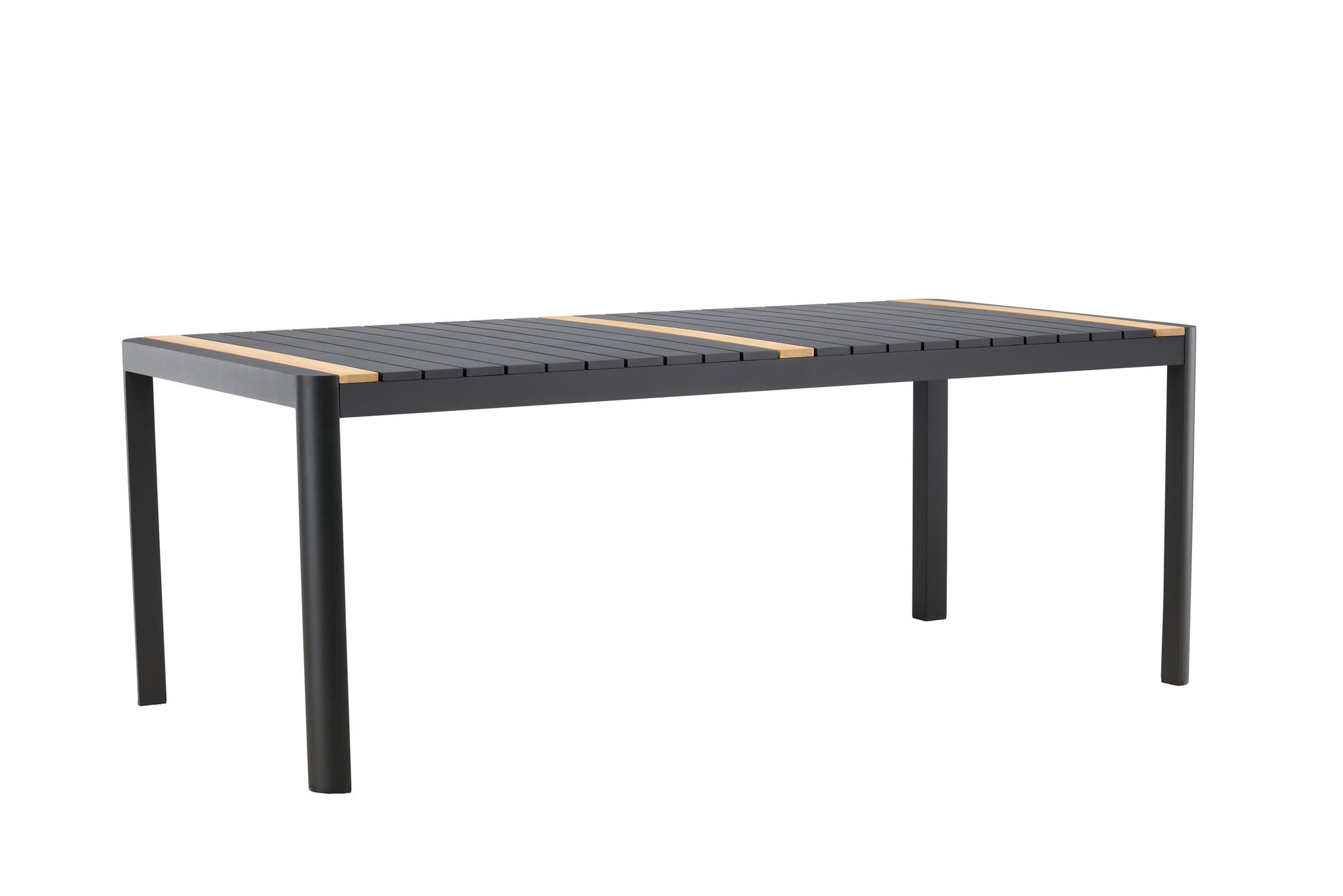 Venture Home Togo - spisebord- Black / Teak - Allu / Teak - 200*100