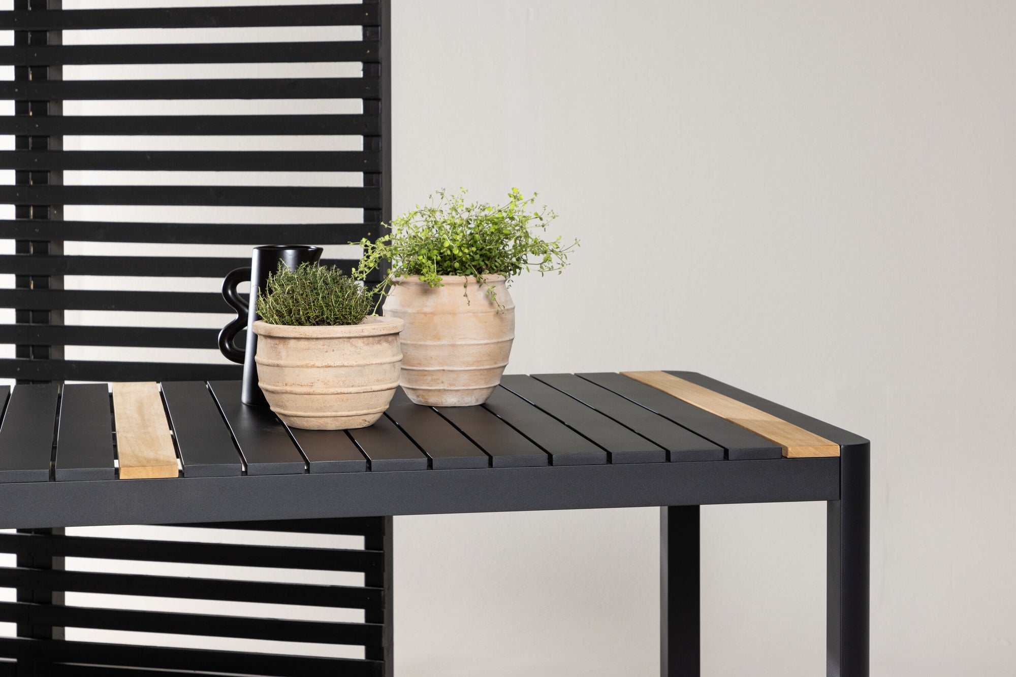Venture Home Togo - spisebord- Black / Teak - Allu / Teak - 200*100