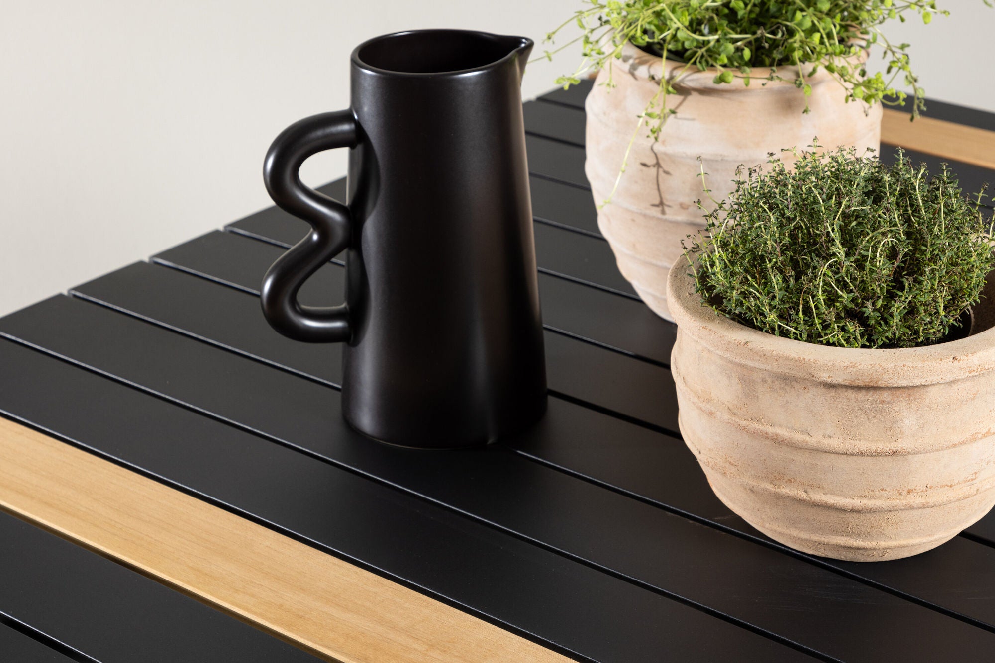 Venture Home Togo - spisebord- Black / Teak - Allu / Teak - 200*100