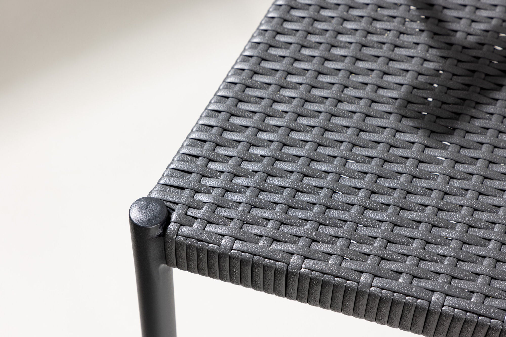 Venture Home Stina - Spisebordsstol 6-pack - Black - Alu/Wicker