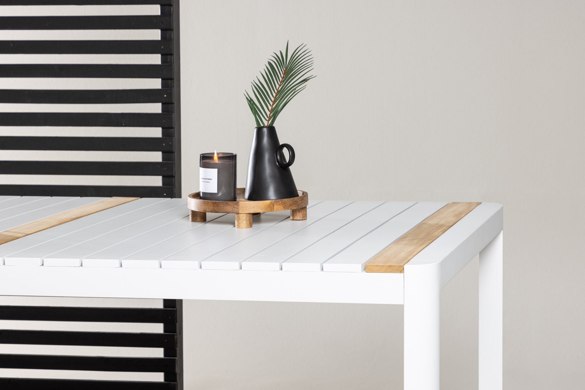 Venture Home Togo - spisebord- White / Teak - Allu / Teak - 200*100