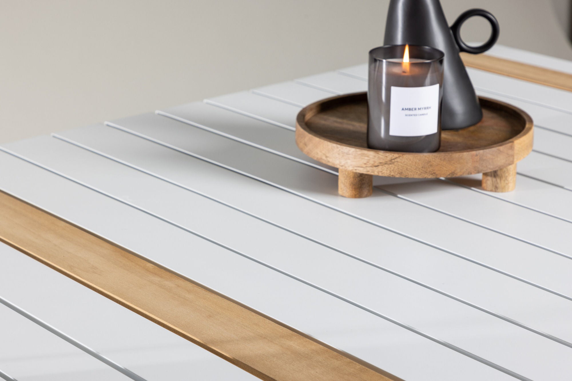 Venture Home Togo - spisebord- White / Teak - Allu / Teak - 200*100