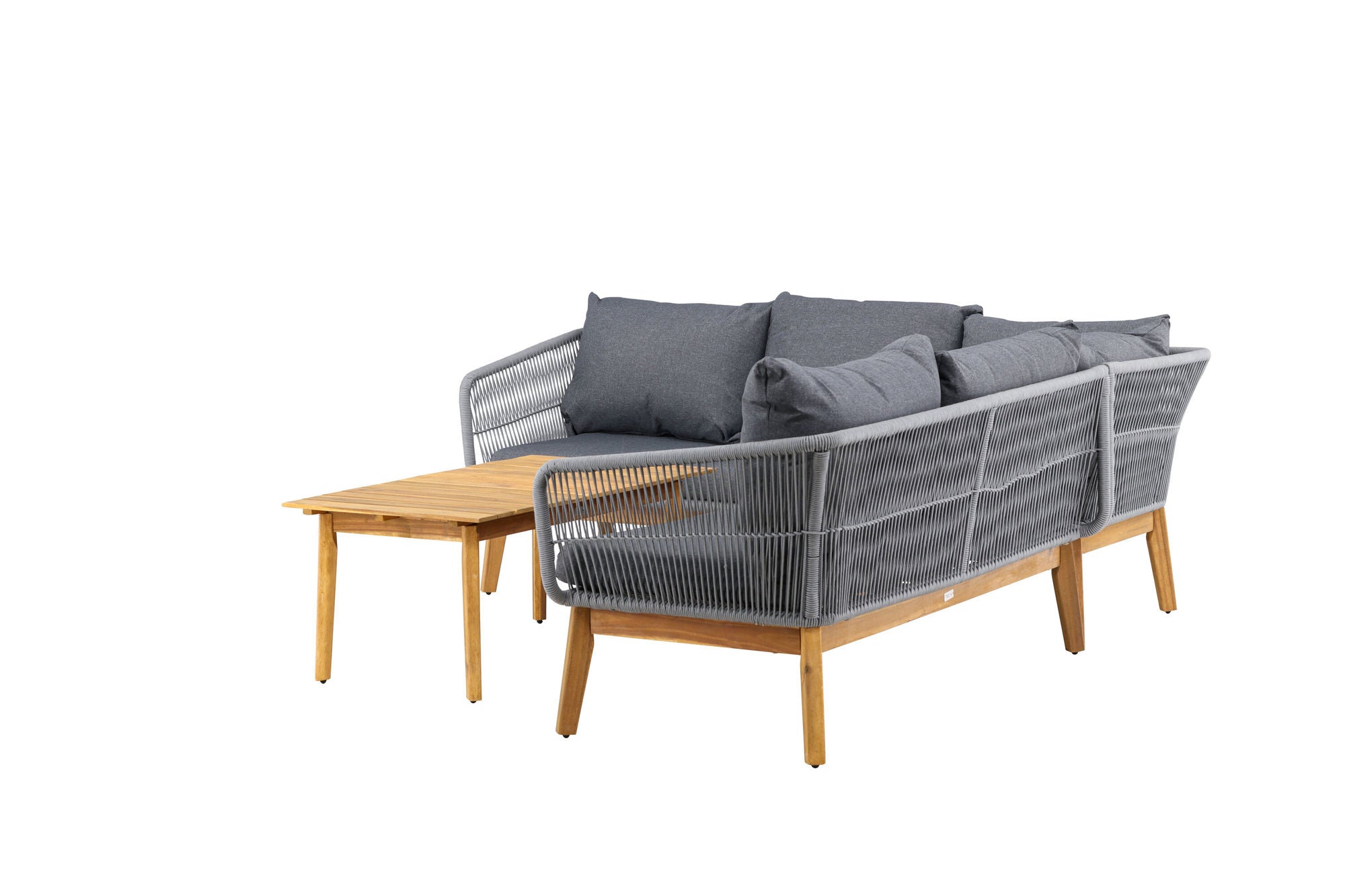 Venture Home Chania hjørne sofa - Grey/Acacia