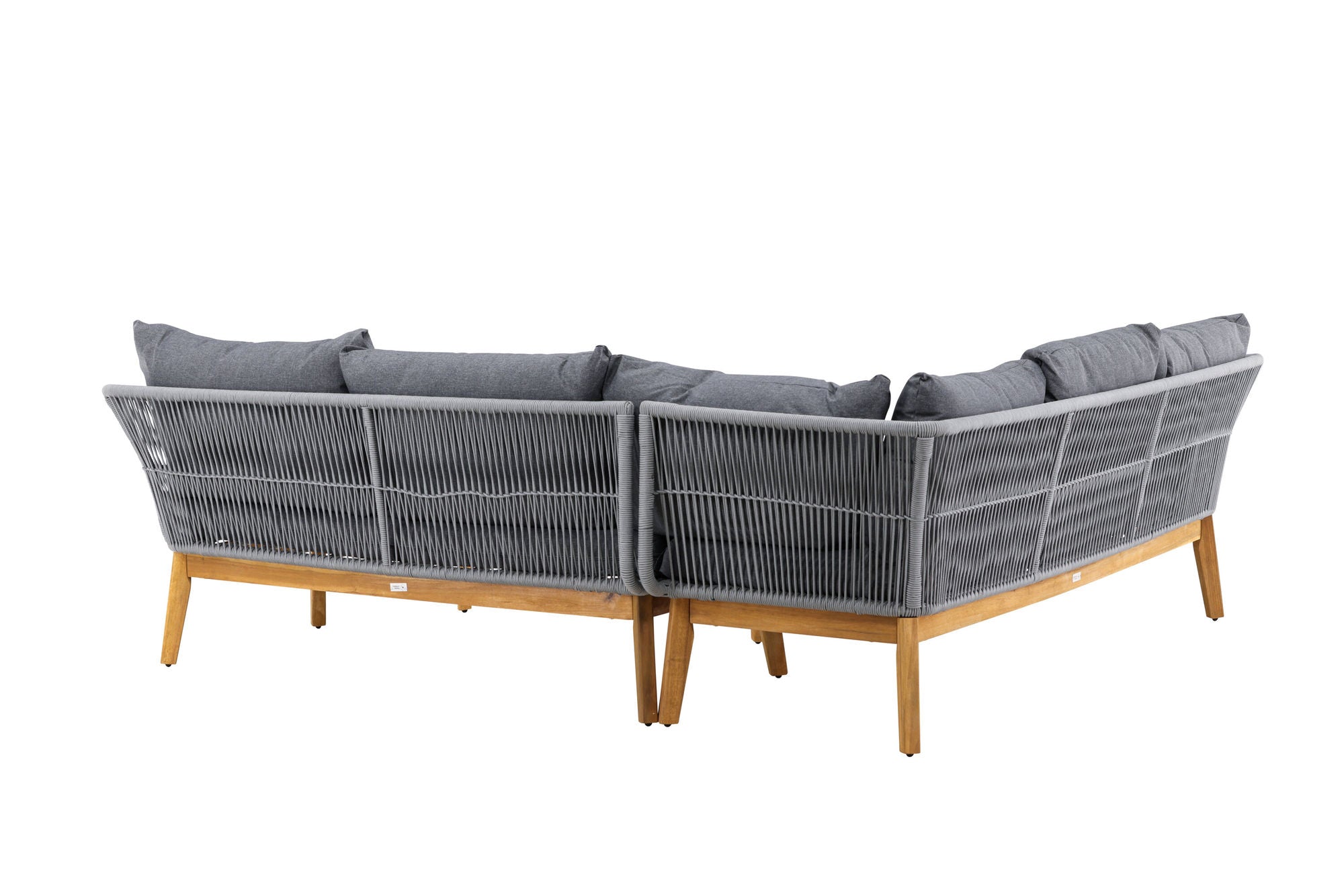 Venture Home Chania hjørne sofa - Grey/Acacia