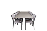 Venture Home Levels spisebord 224/324*100 - Black Aintwood +Copacabana Arm stol (stackabl