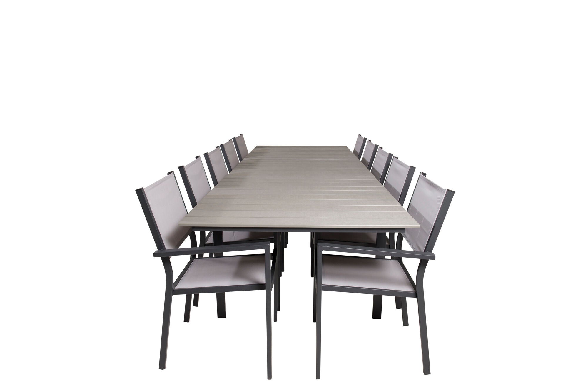 Venture Home Levels spisebord 224/324*100 - Black Aintwood +Copacabana Arm stol (stackabl