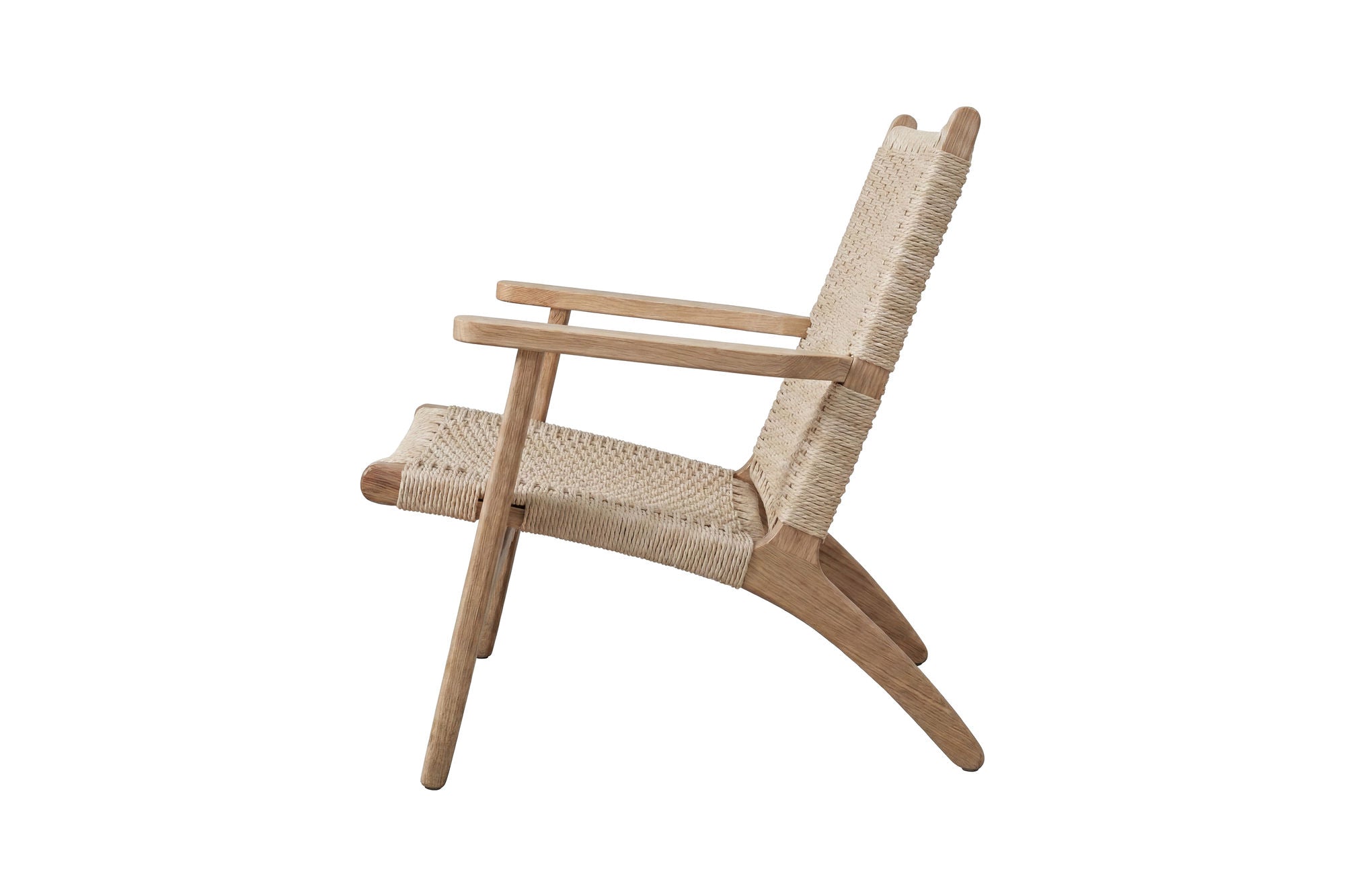 Vind Lazy Armchair - Whitewash/ Beige