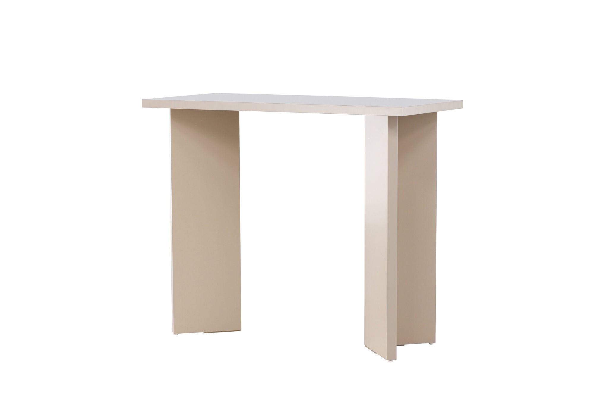 Vind Kristansund skrivebord - Beige / Beige MDF