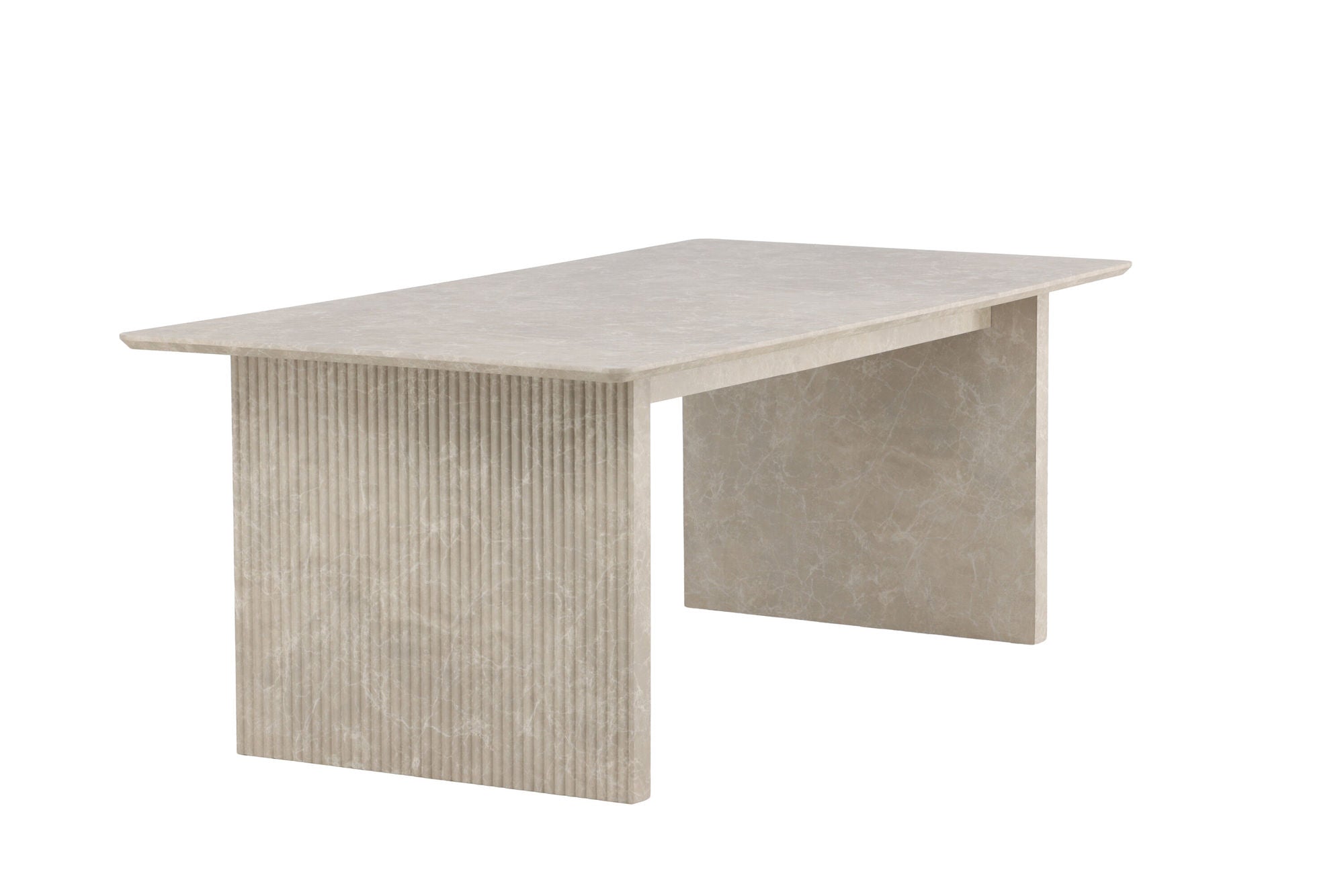 Venture Home Vail spisebord 100x200 cm - Beige Marblelook /