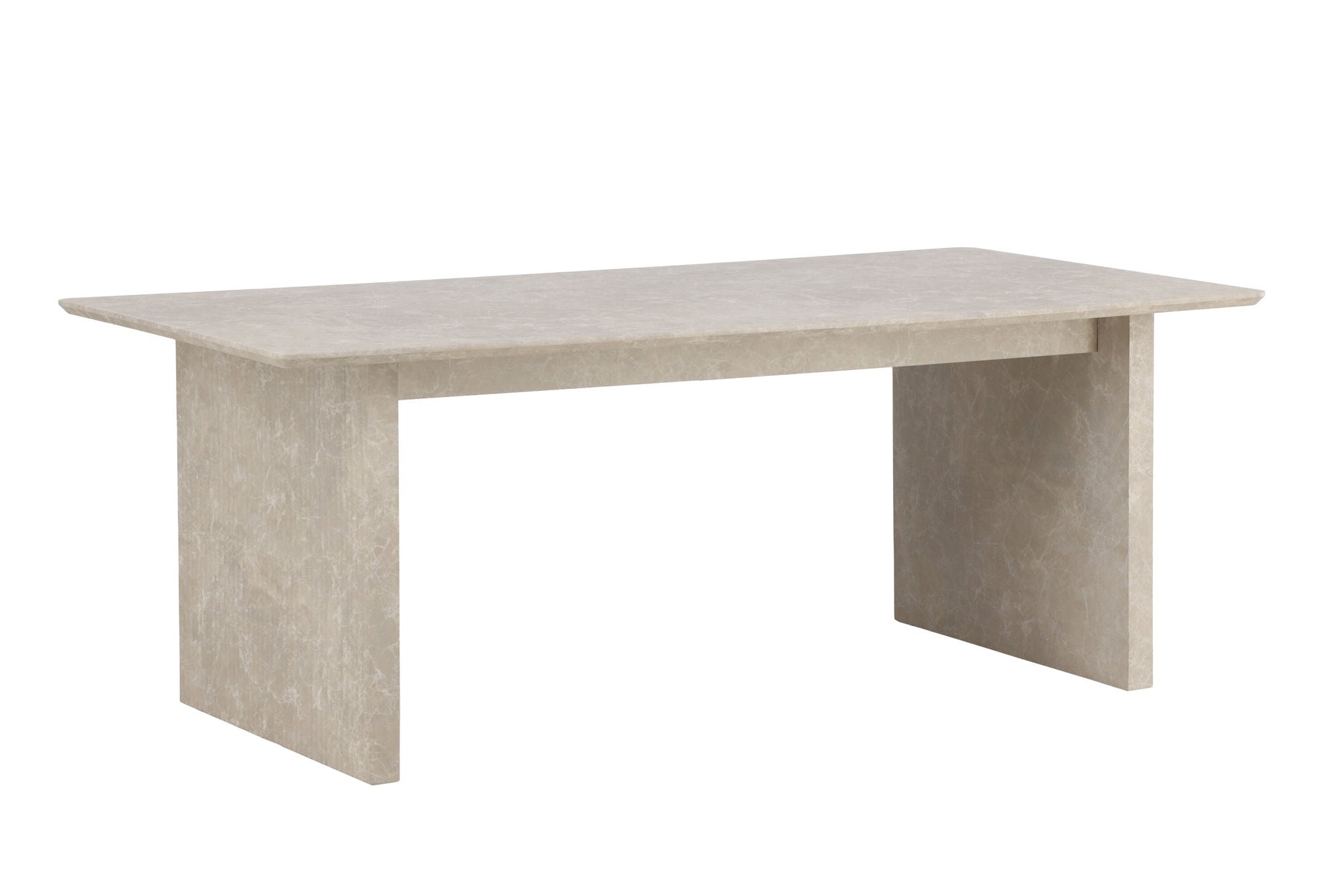 Venture Home Vail spisebord 100x200 cm - Beige Marblelook /