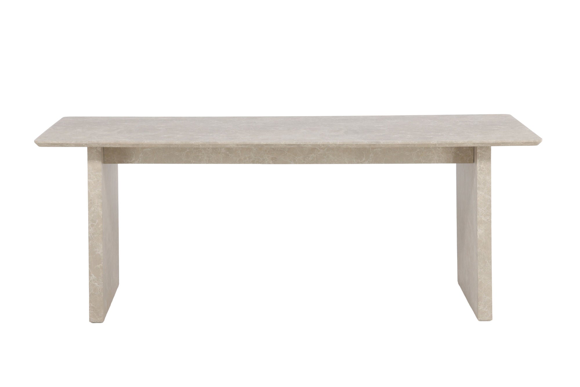 Venture Home Vail spisebord 100x200 cm - Beige Marblelook /