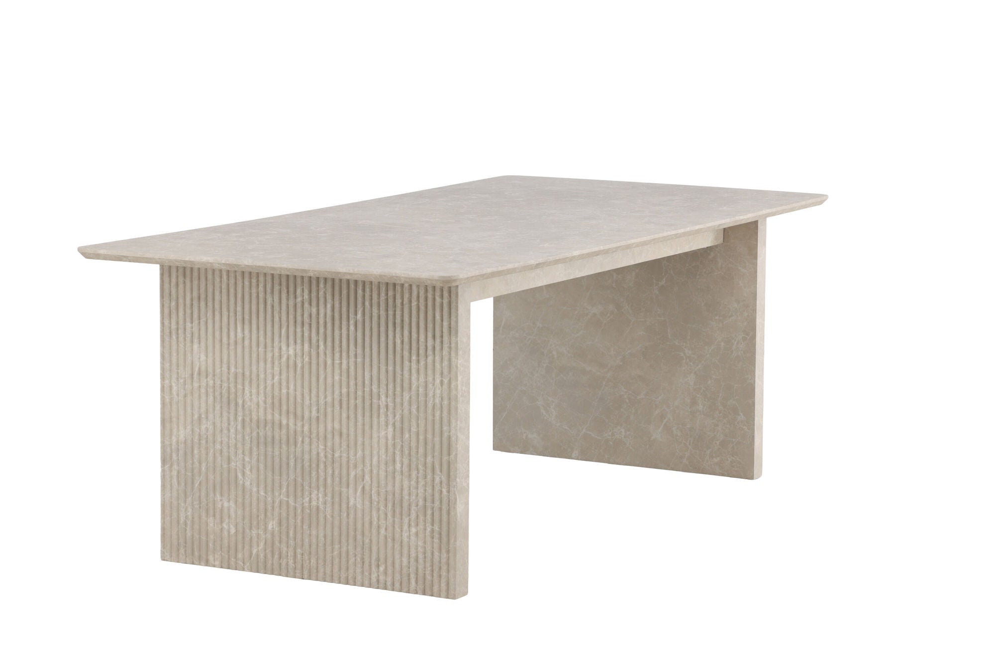 Venture Home Vail spisebord 100x200 cm - Beige Marblelook /