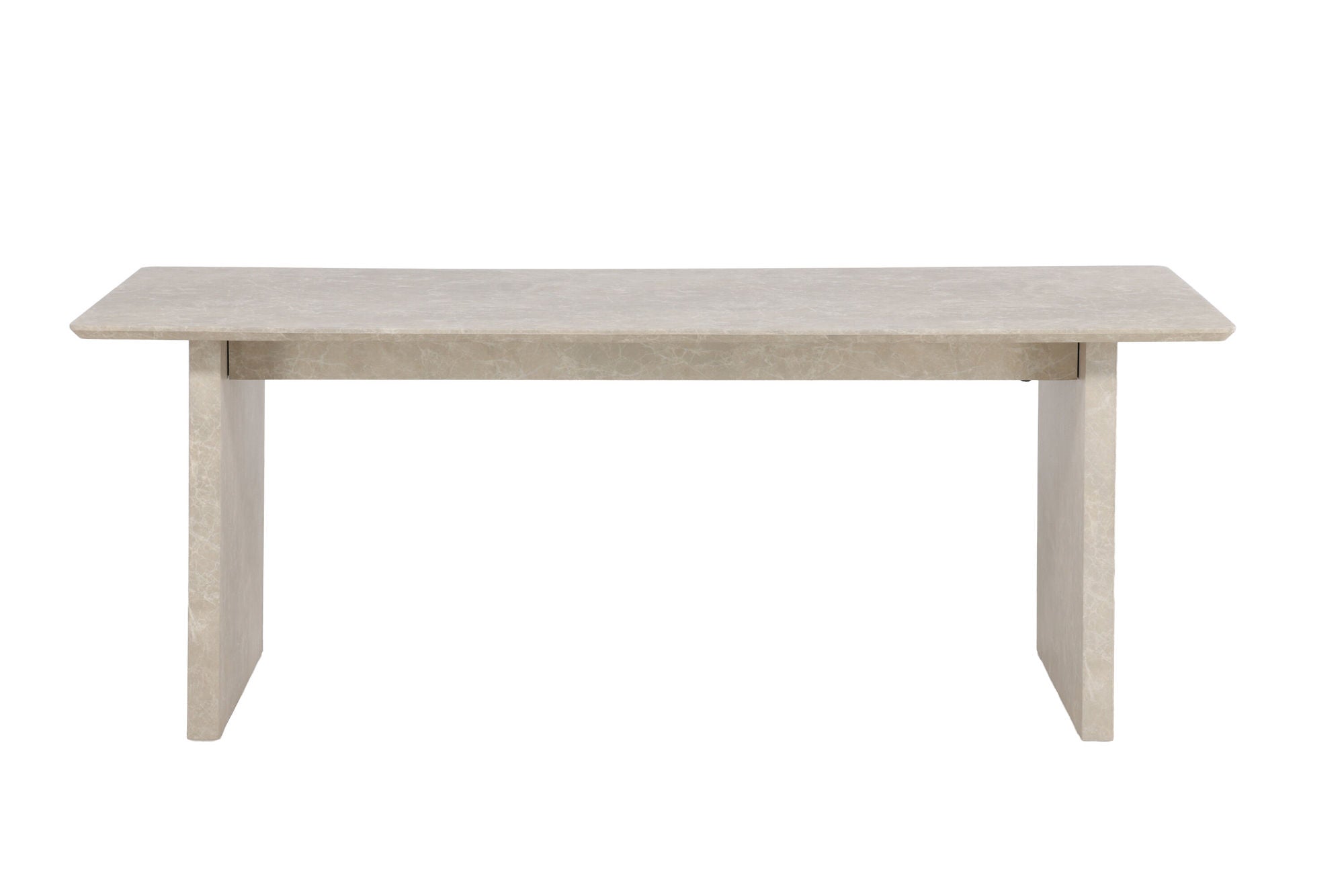 Venture Home Vail spisebord 100x200 cm - Beige Marblelook /