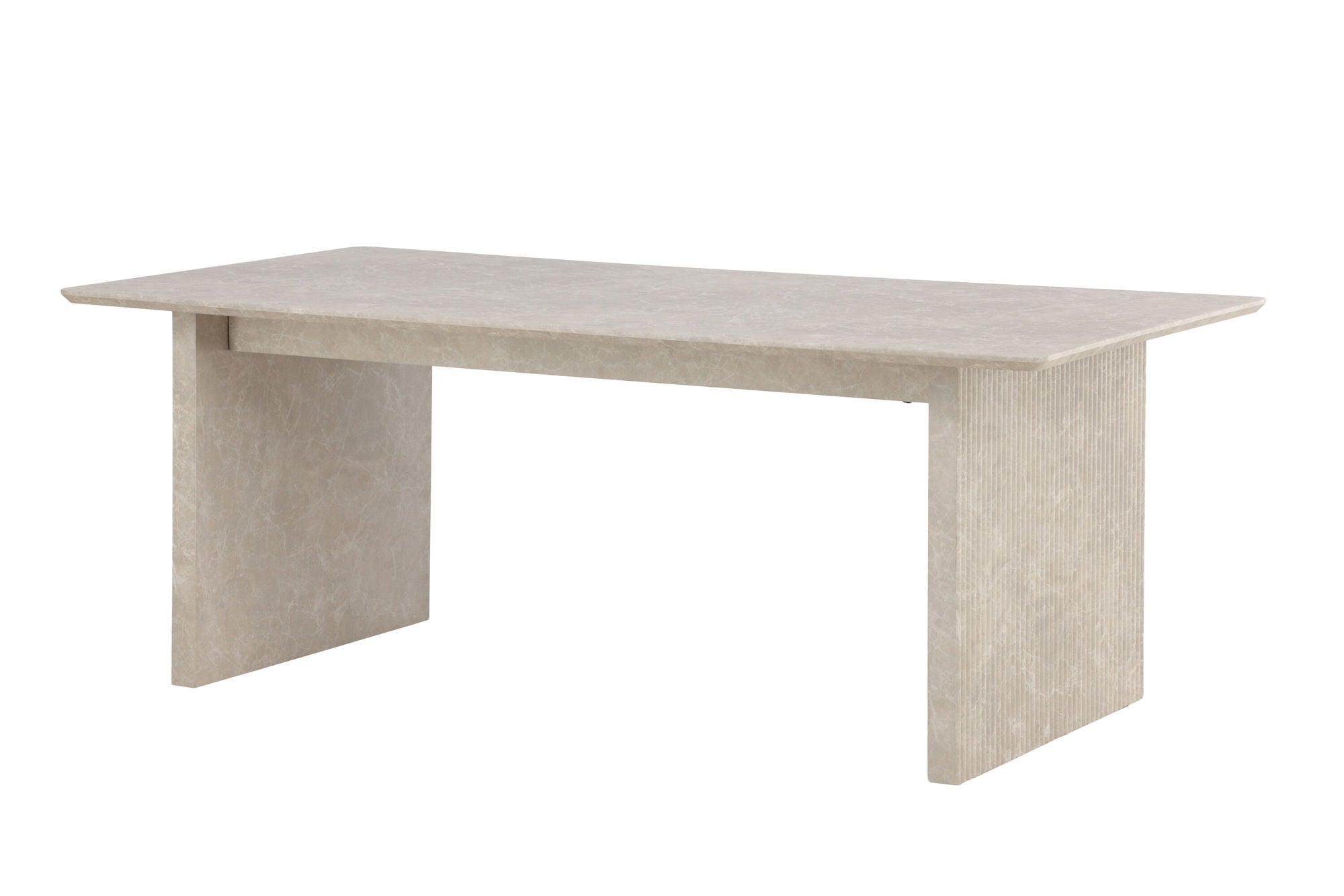 Venture Home Vail spisebord 100x200 cm - Beige Marblelook /