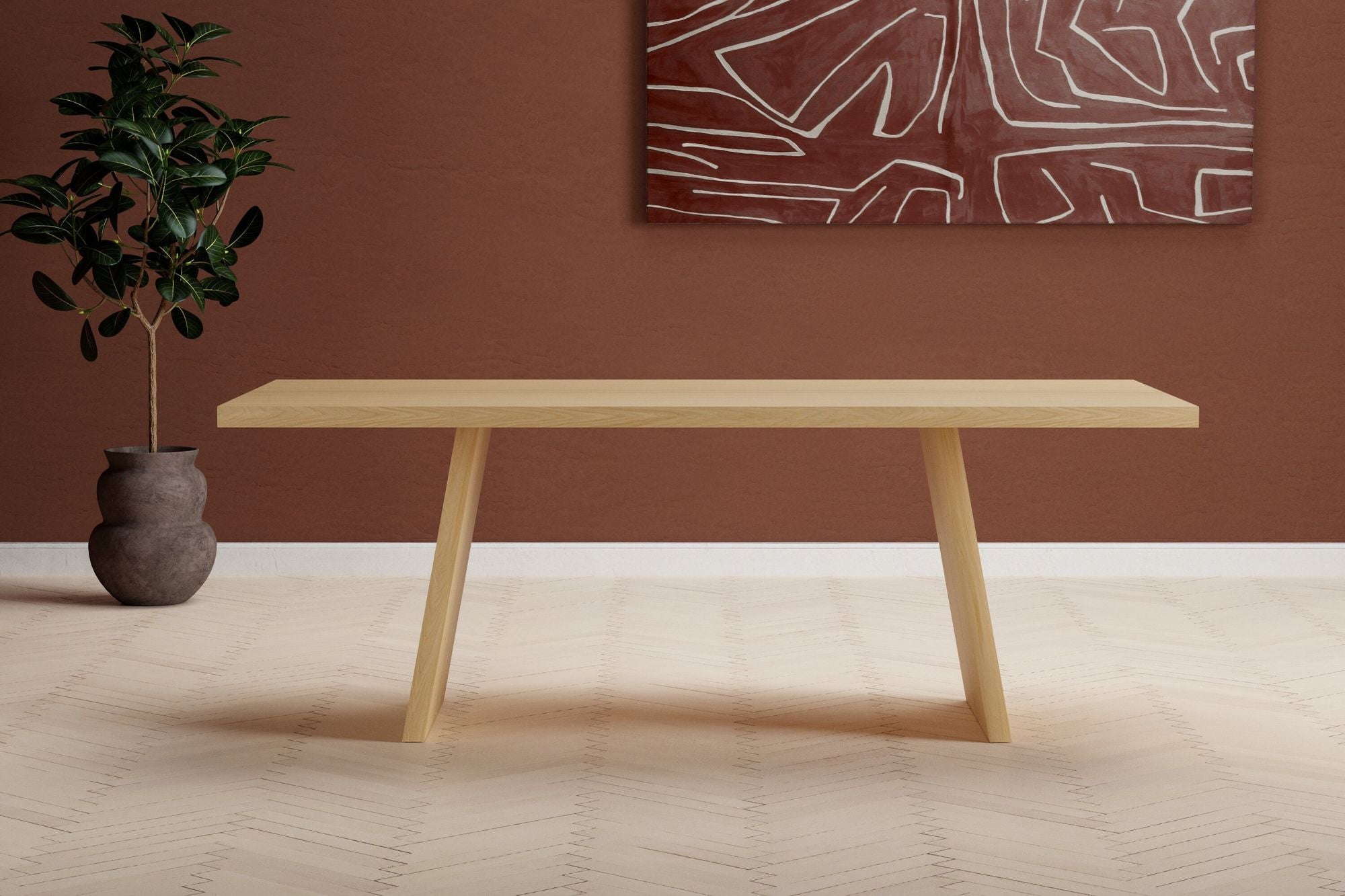 Venture Home Logga spisebord - Nature / MDF w Veneer