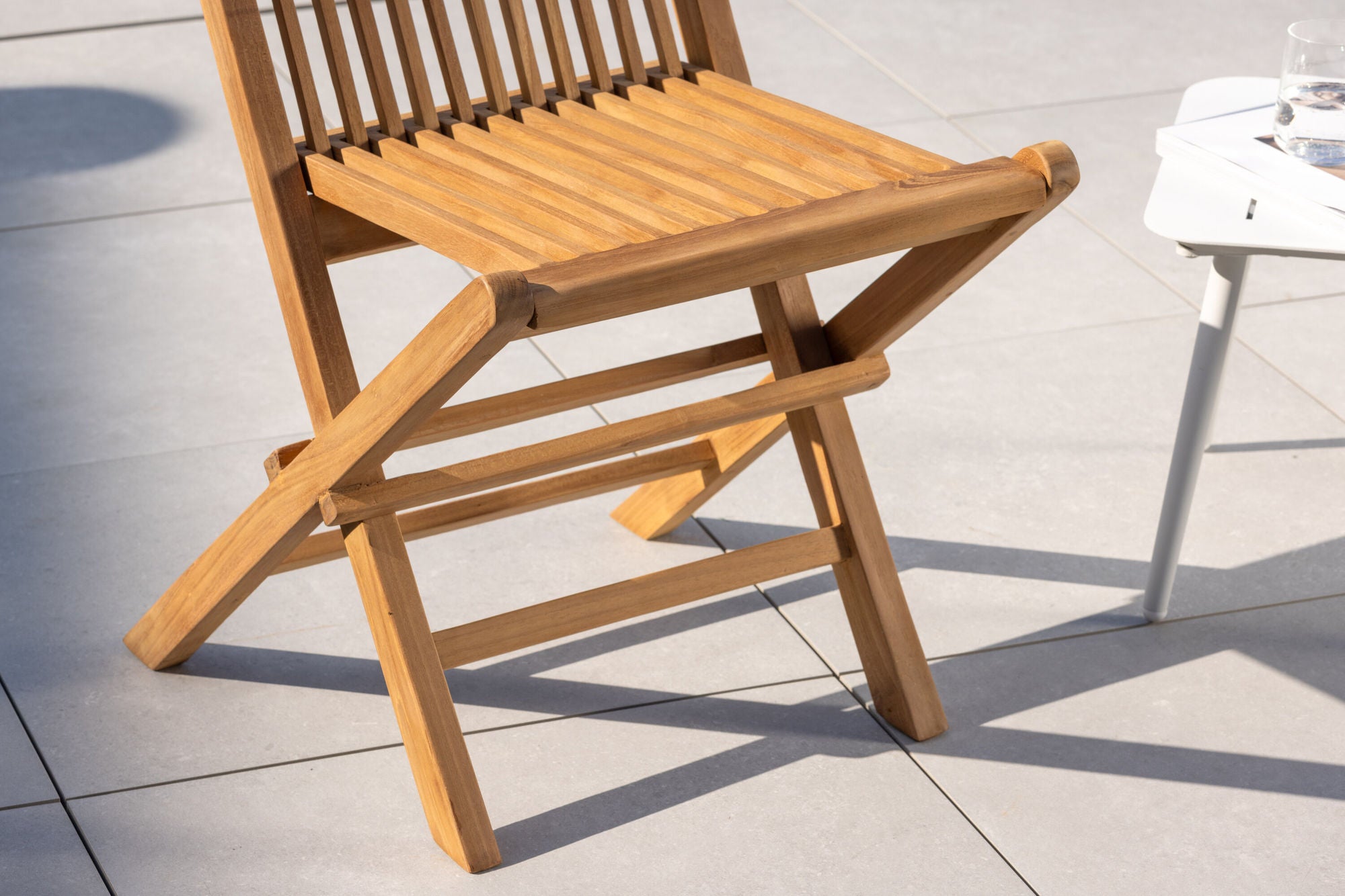 Venture Home Kenya Folding stol W/O Armrest 2-pack - Teak