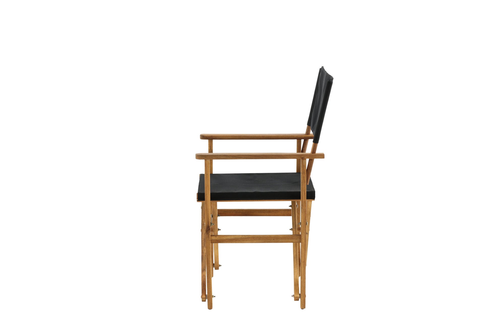Venture Home Marion - Editors stol 2-pack - Nature / Black - Acacia -