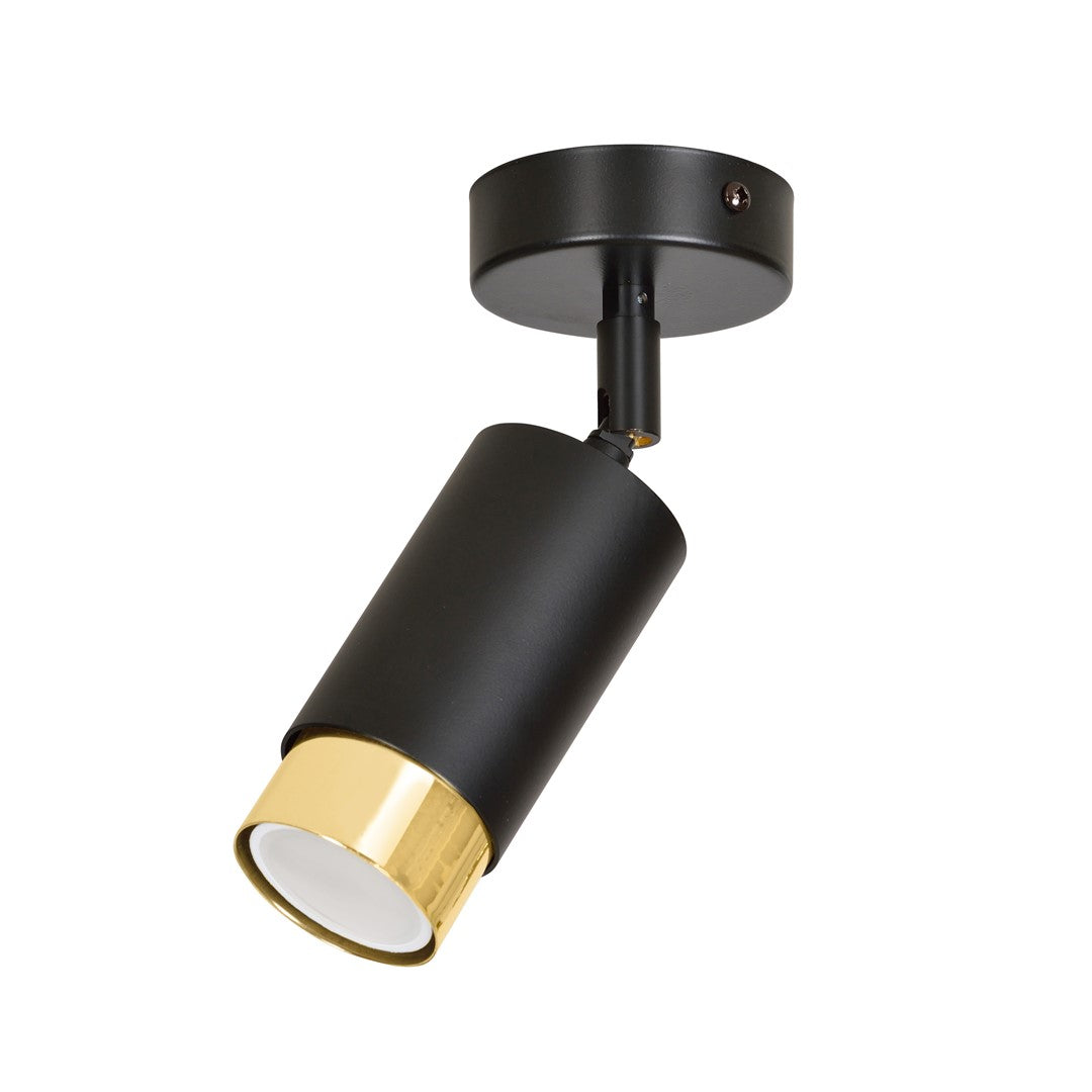 HIRO 1 SORT/GULD Loftlampe