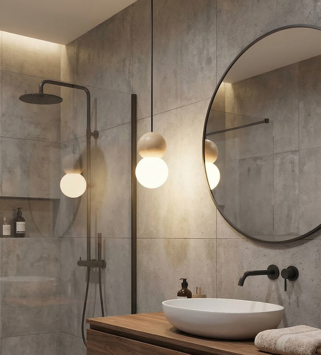 LOOP 1 SORT Loftlampe