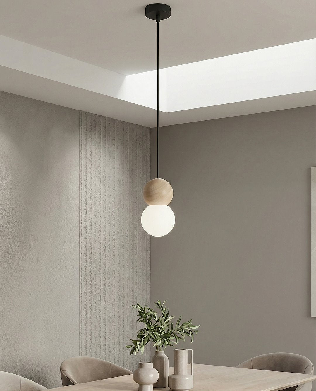 LOOP 1 SORT Loftlampe