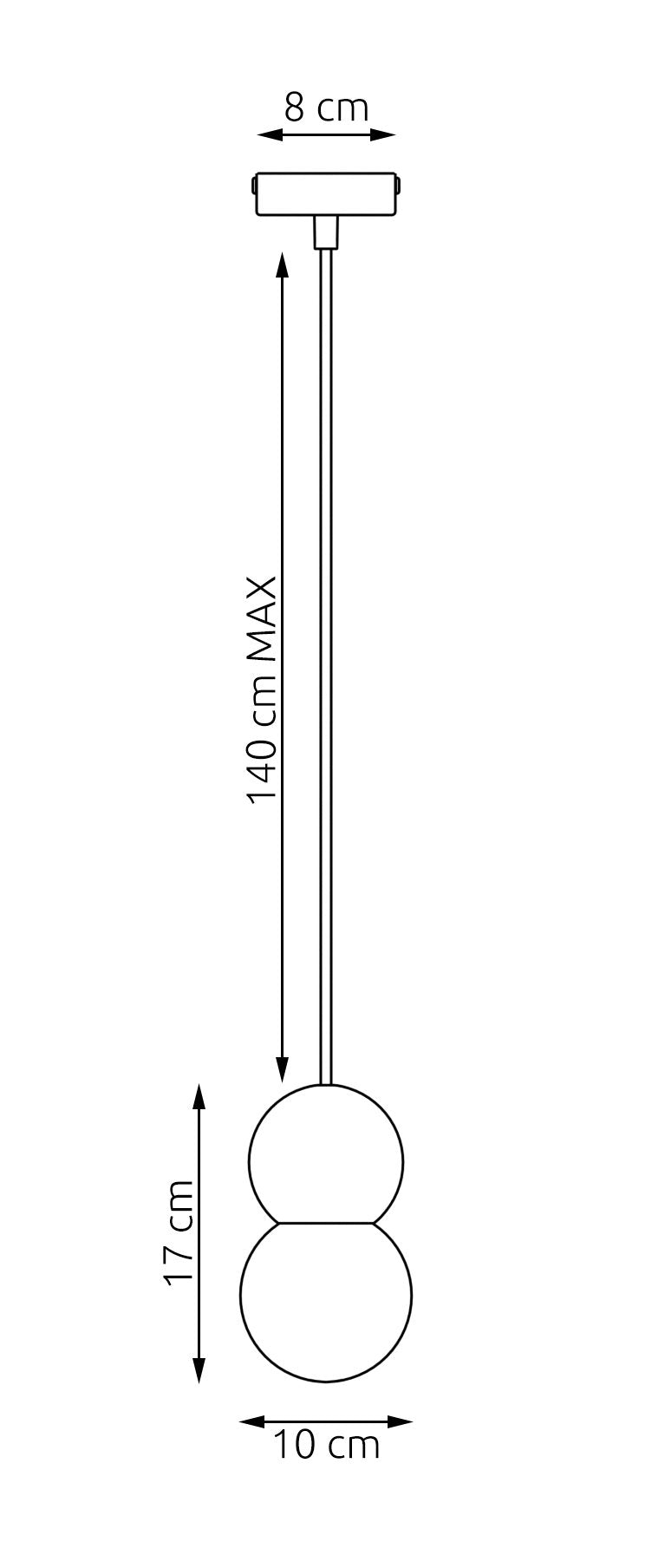 LOOP 1 MOKKA Loftlampe