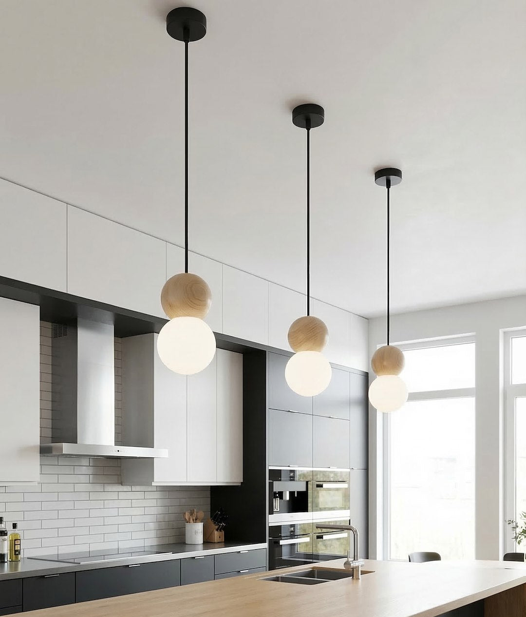 LOOP 1 SORT Loftlampe