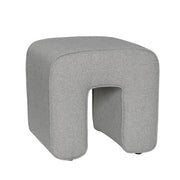 Skulptur puf grå