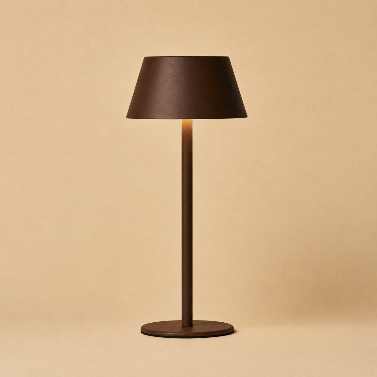 Milou Mocha Brown genopladelig bordlampe