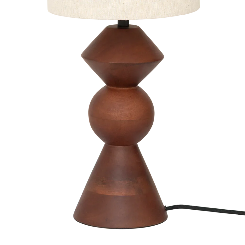 Bordlampe Tre med mangotræ