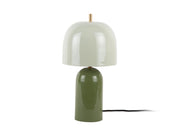 LEITMOTIV Table lamp Rico enamel jungle green w. grayed jade