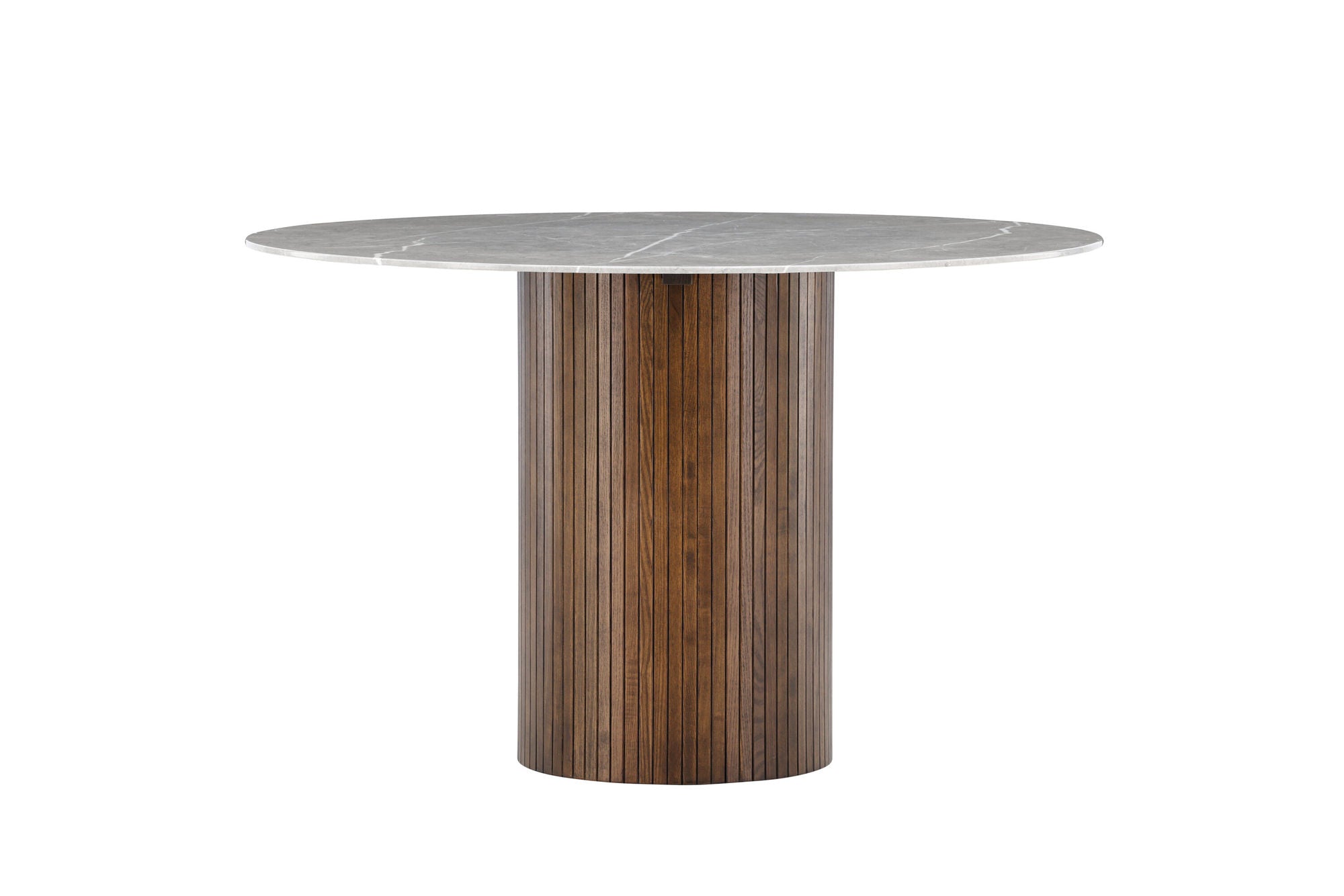 Vind Austin spisebord - Mocca / Dark grey Marblelook