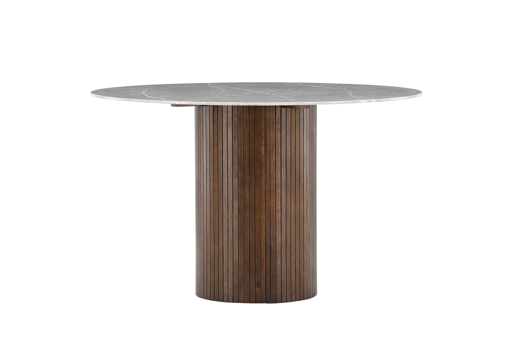 Vind Austin spisebord - Mocca / Dark grey Marblelook