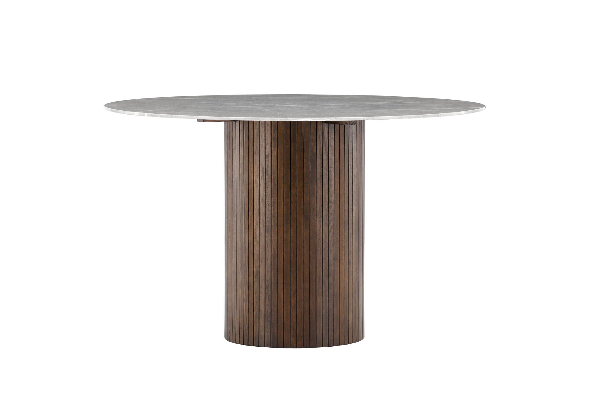 Vind Austin spisebord - Mocca / Dark grey Marblelook