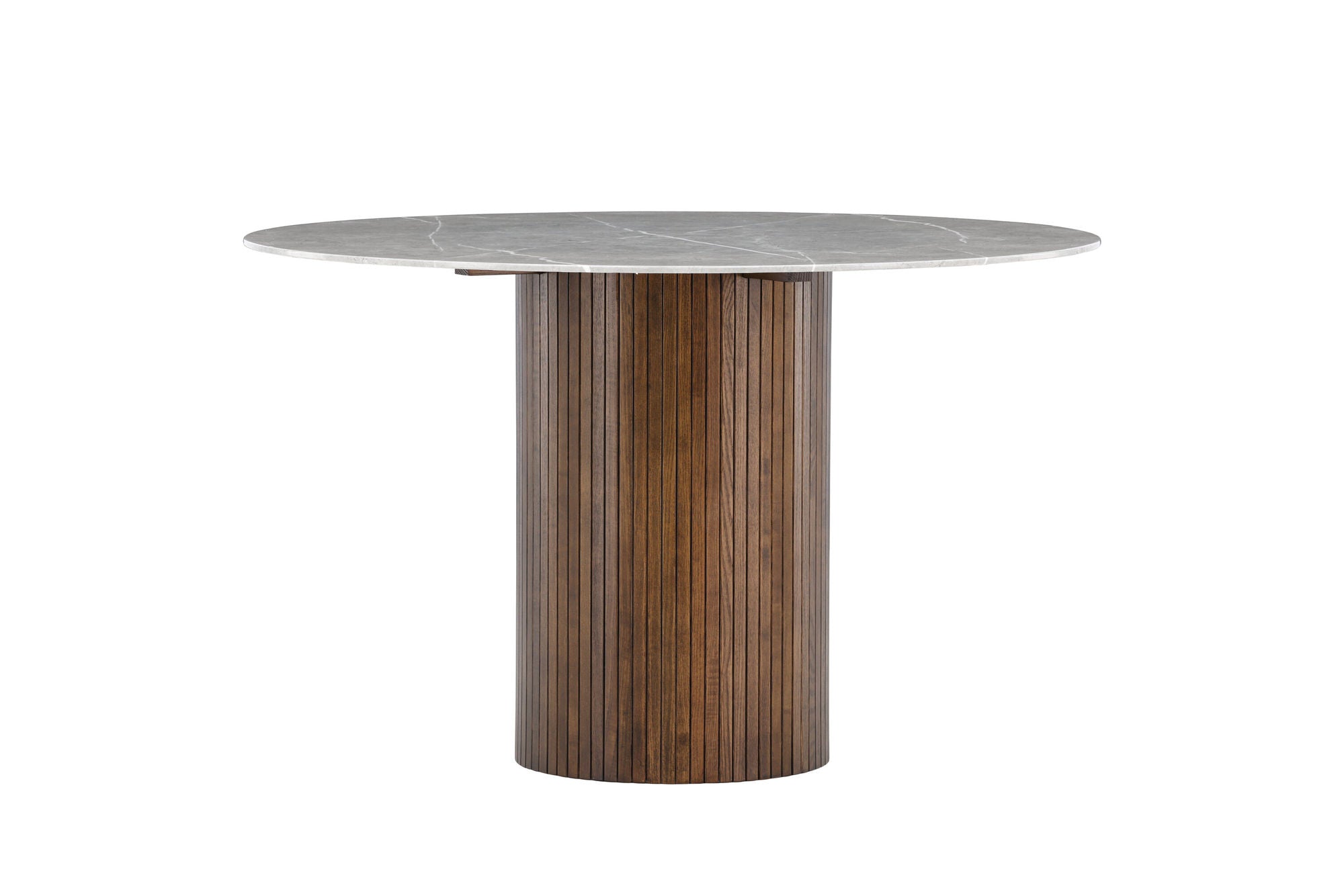 Vind Austin spisebord - Mocca / Dark grey Marblelook