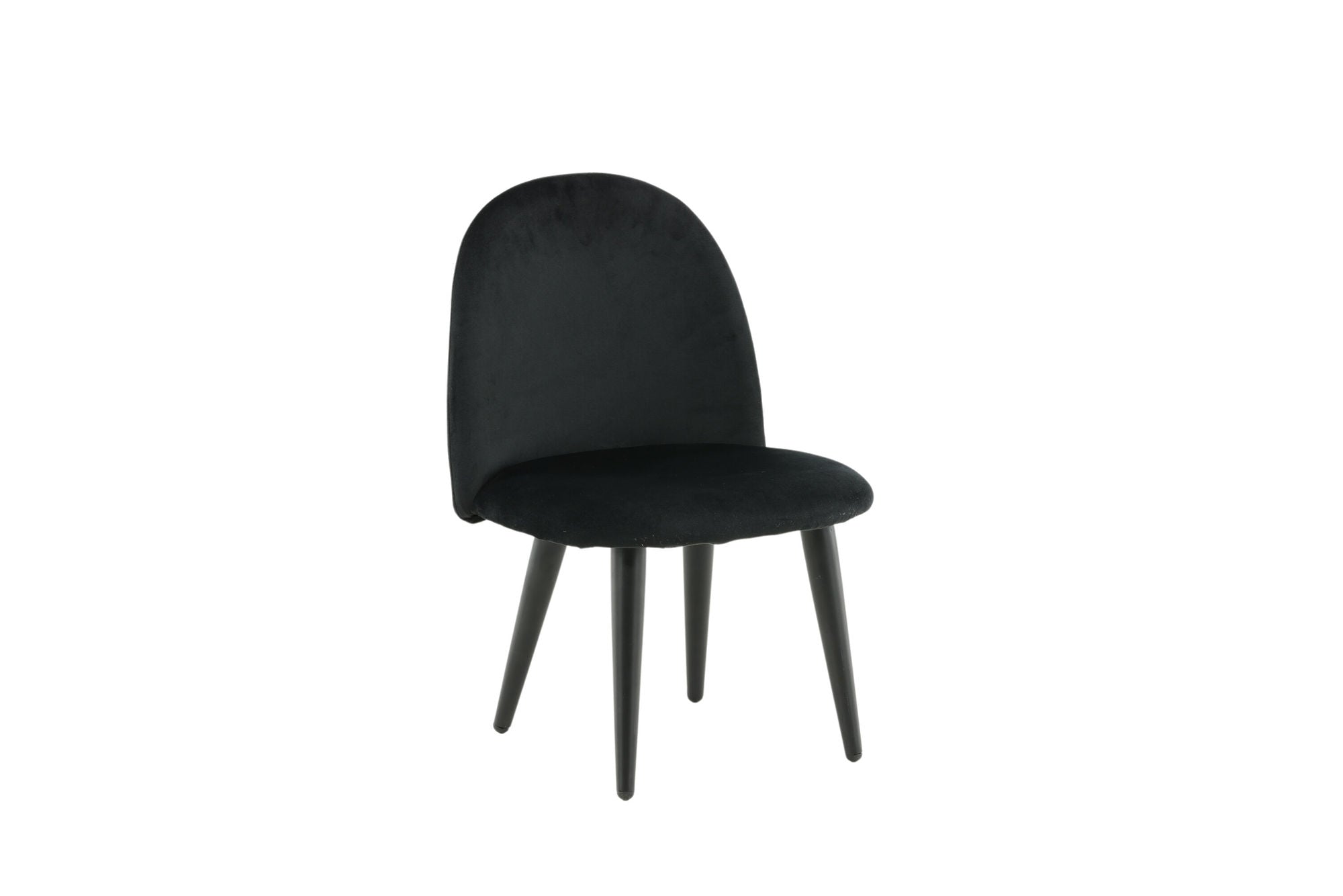 Venture Home Velvet Spisebordsstol XXS 2-pack - Black Velvet