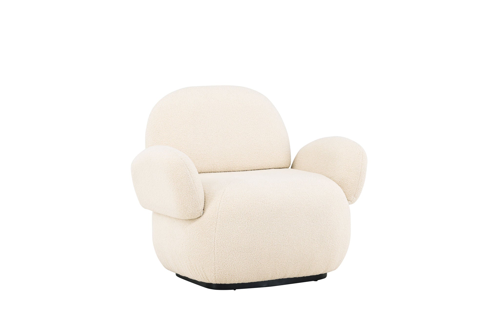 Venture Home Sevilla Single Sofa - Beige / Beige Chenille