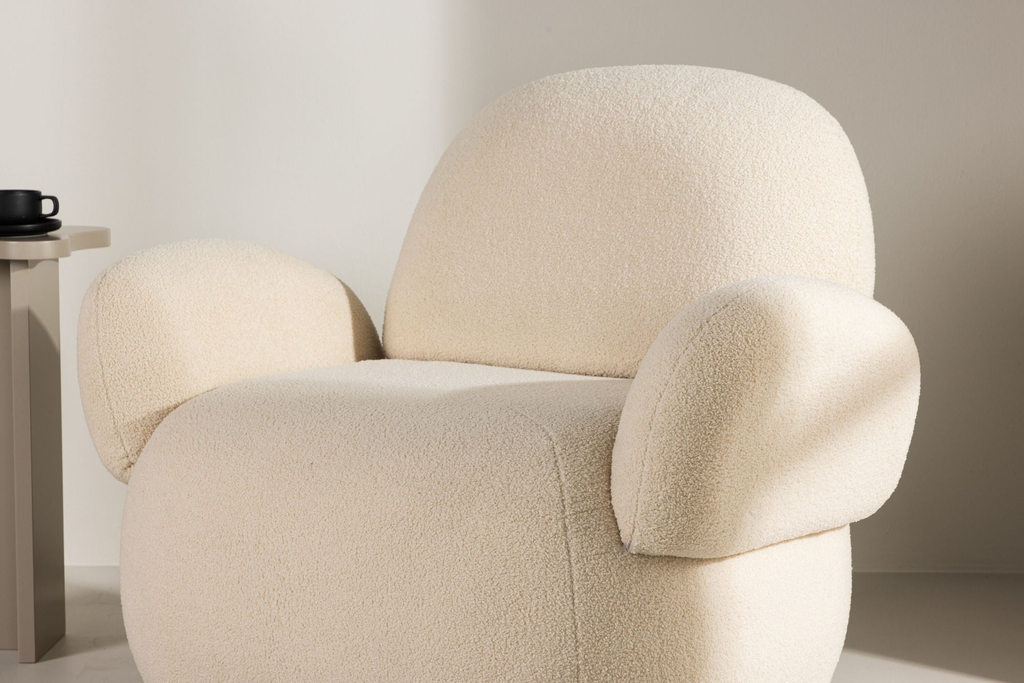 Venture Home Sevilla Single Sofa - Beige / Beige Chenille