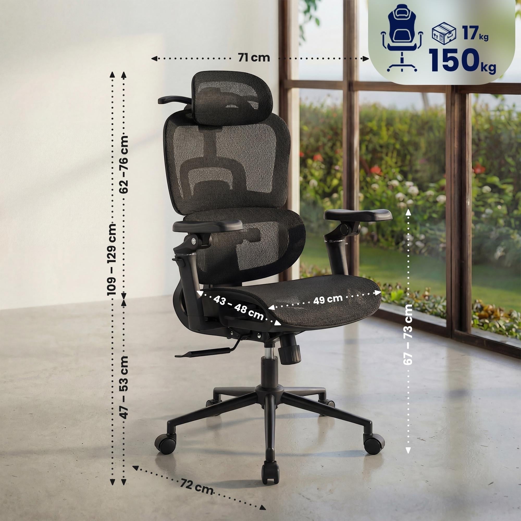 Jenson ergonomisk kontorstol