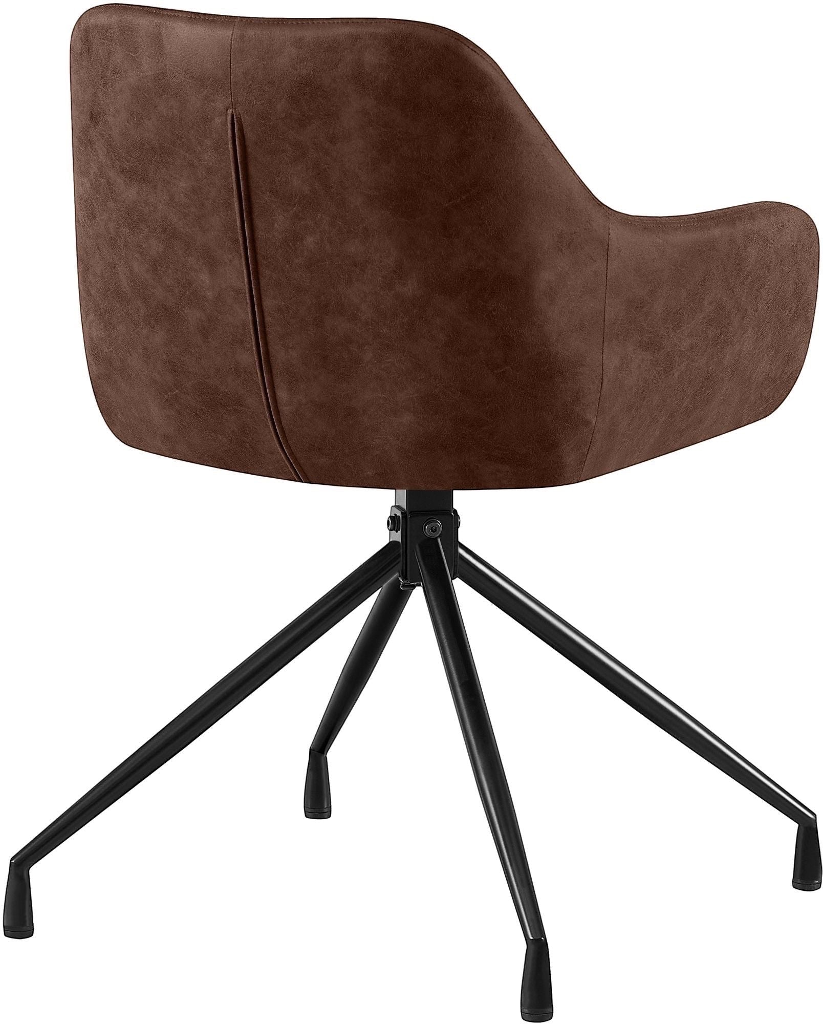 Novanis spisebordstole med vintage kunstlæder (2 stk)