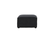 Vind Gillholmen Pouf - Black Boucle /