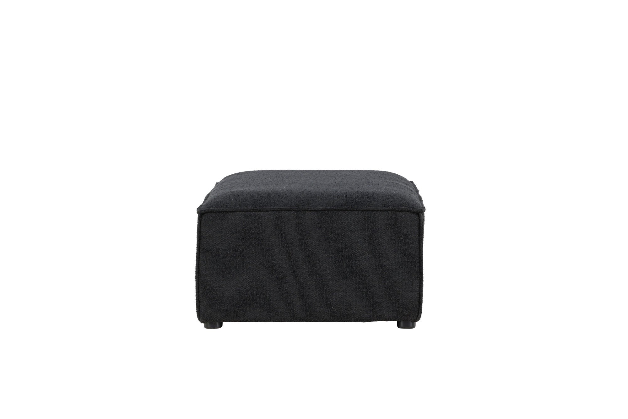 Vind Gillholmen Pouf - Black Boucle /