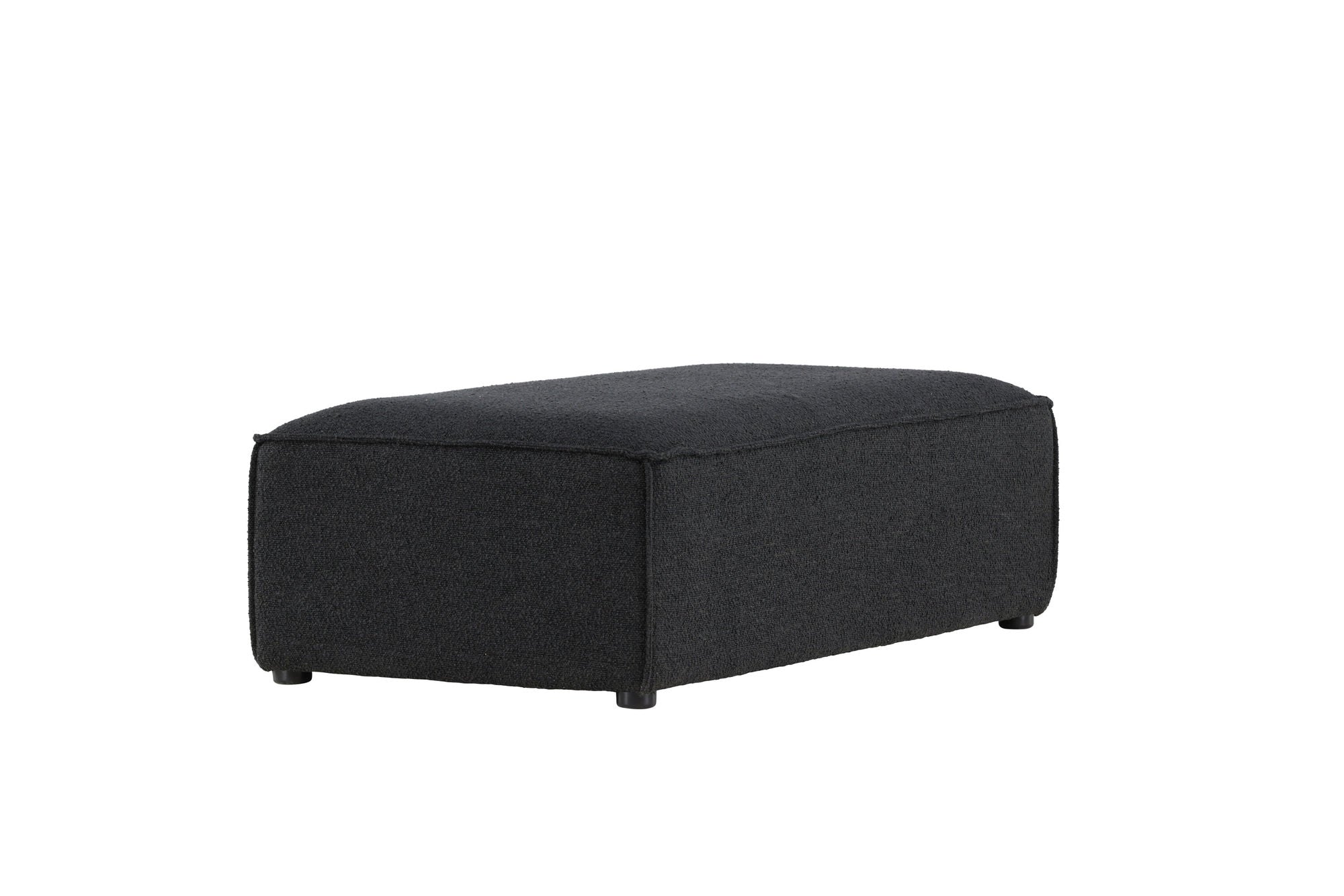 Vind Gillholmen Pouf - Black Boucle /