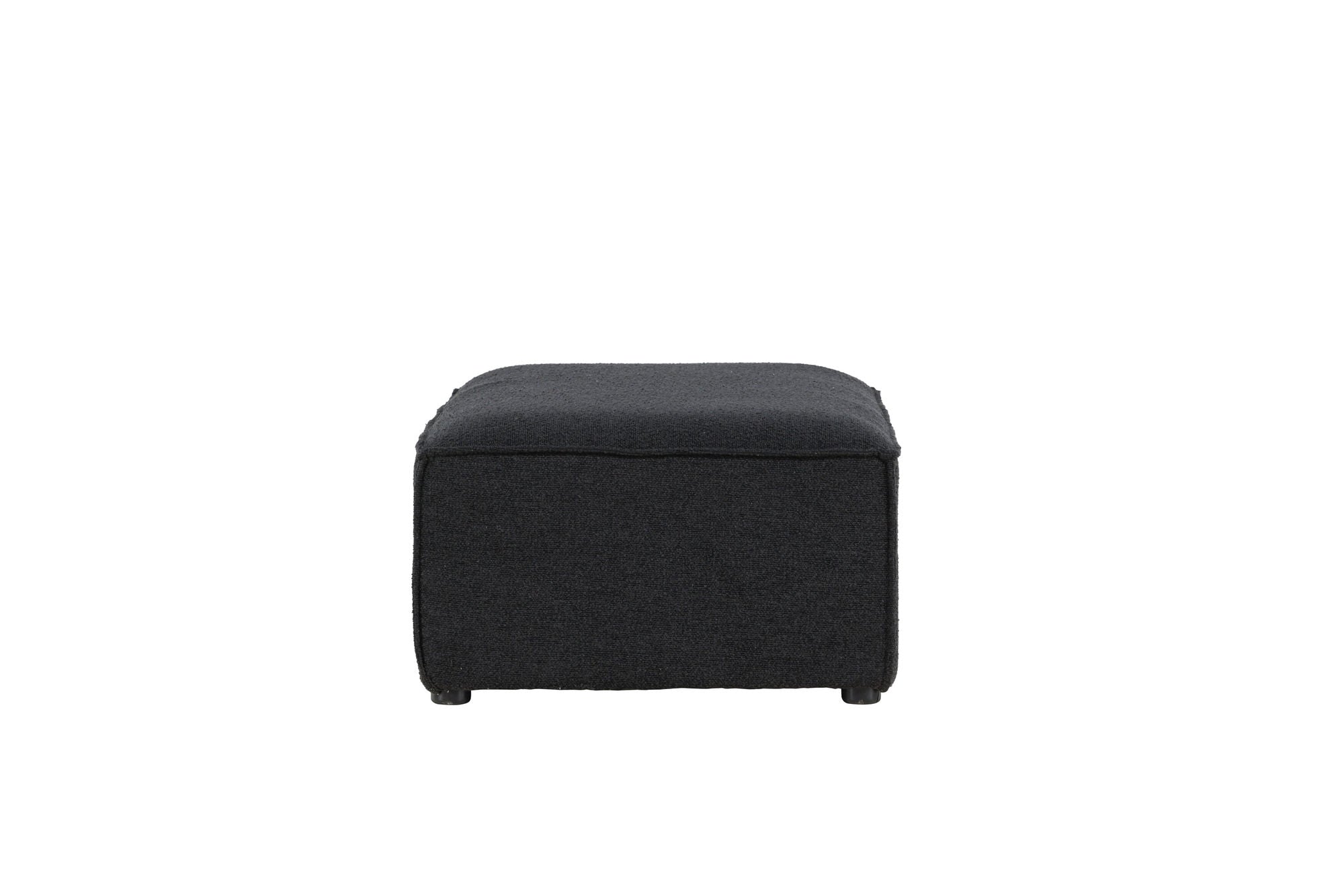 Vind Gillholmen Pouf - Black Boucle /